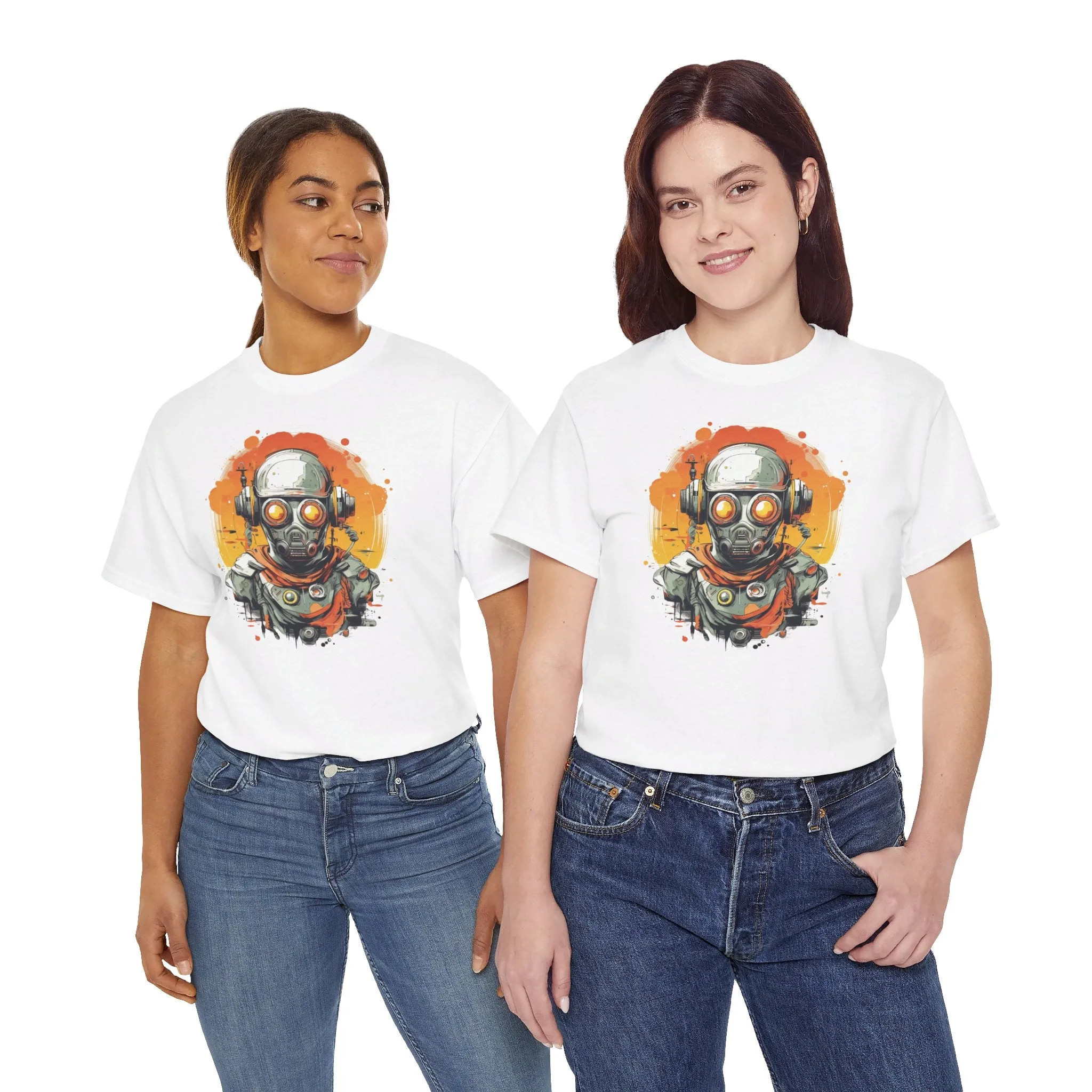 Retro Sci-Fi Helm T-Shirt | T-Shirt für Sci-Fi Fans