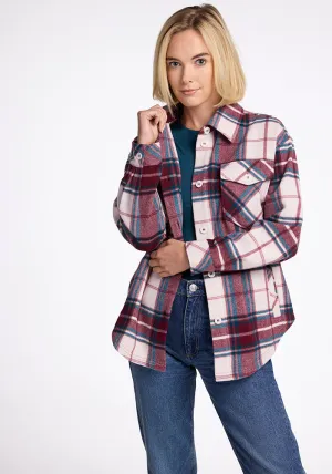 Sawyer Shacket • Final Sale Deals! - Frozen Cranberry Plaid