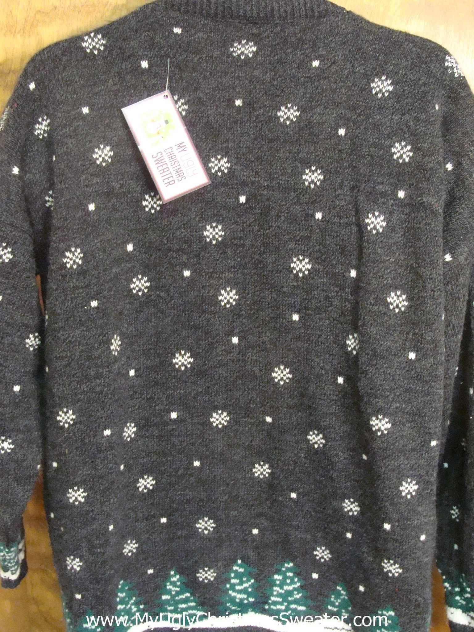 Skiing Teddy Bears Tacky Xmas Party Sweater