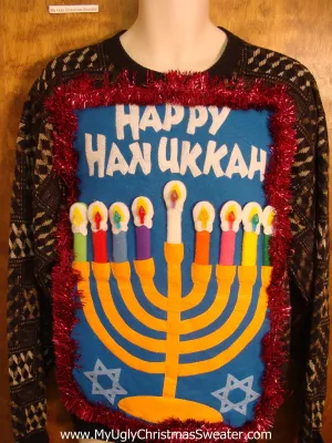Tacky Happy Hanukkah Sweater