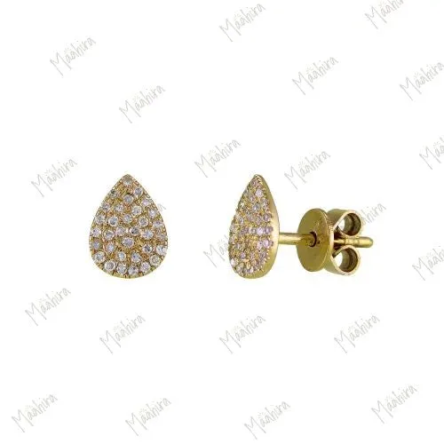 Teardrop Ear Studs