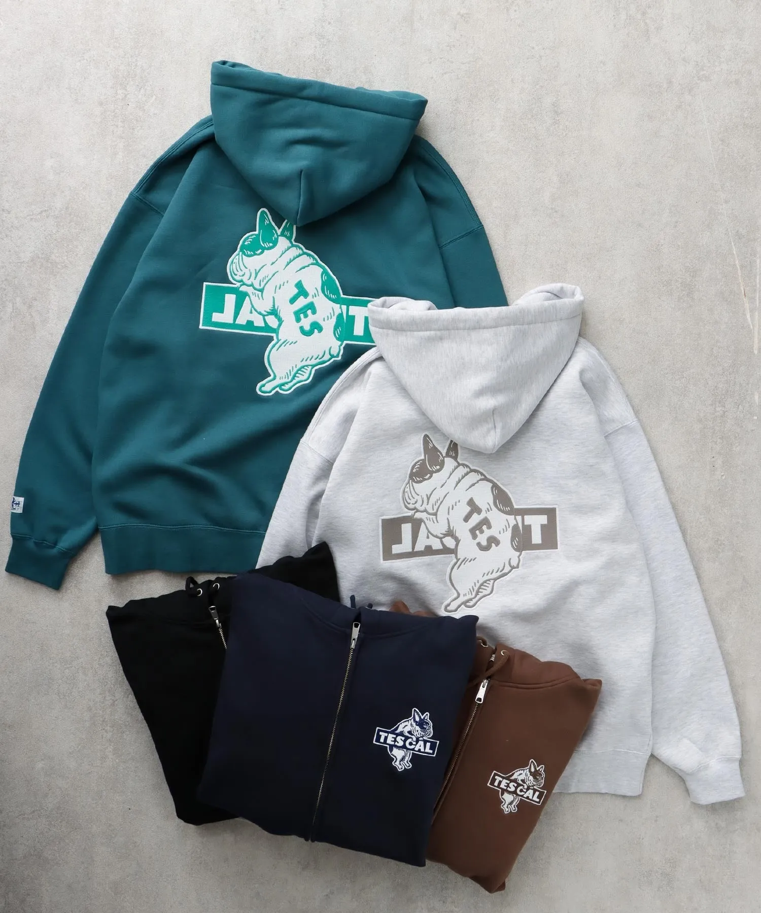 TES CAL ZIP PK / ジップパーカー