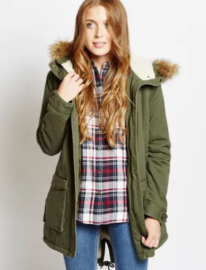 Tokyo Laundry Bala khaki parka