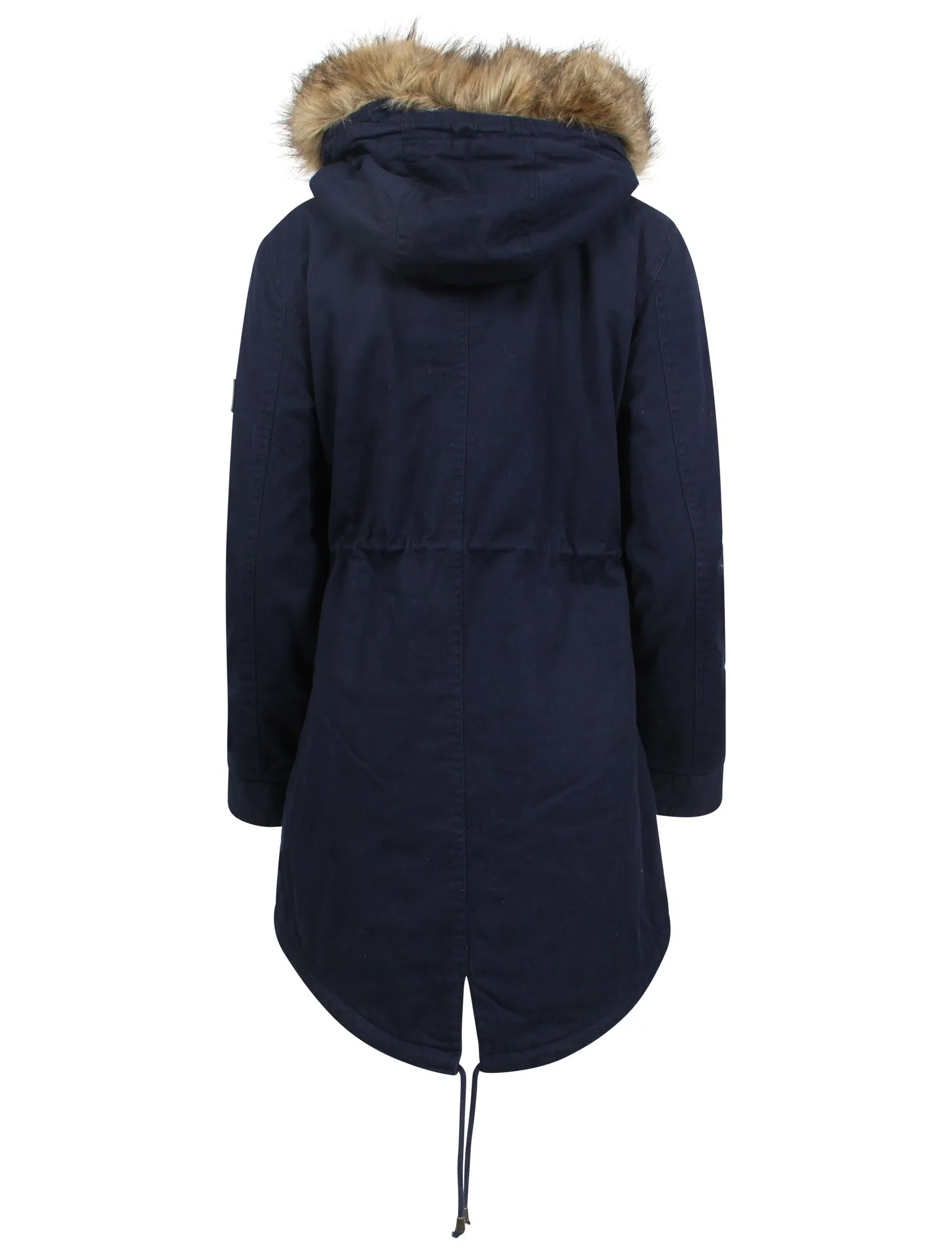 Tokyo Laundry Carolina navy parka jacket