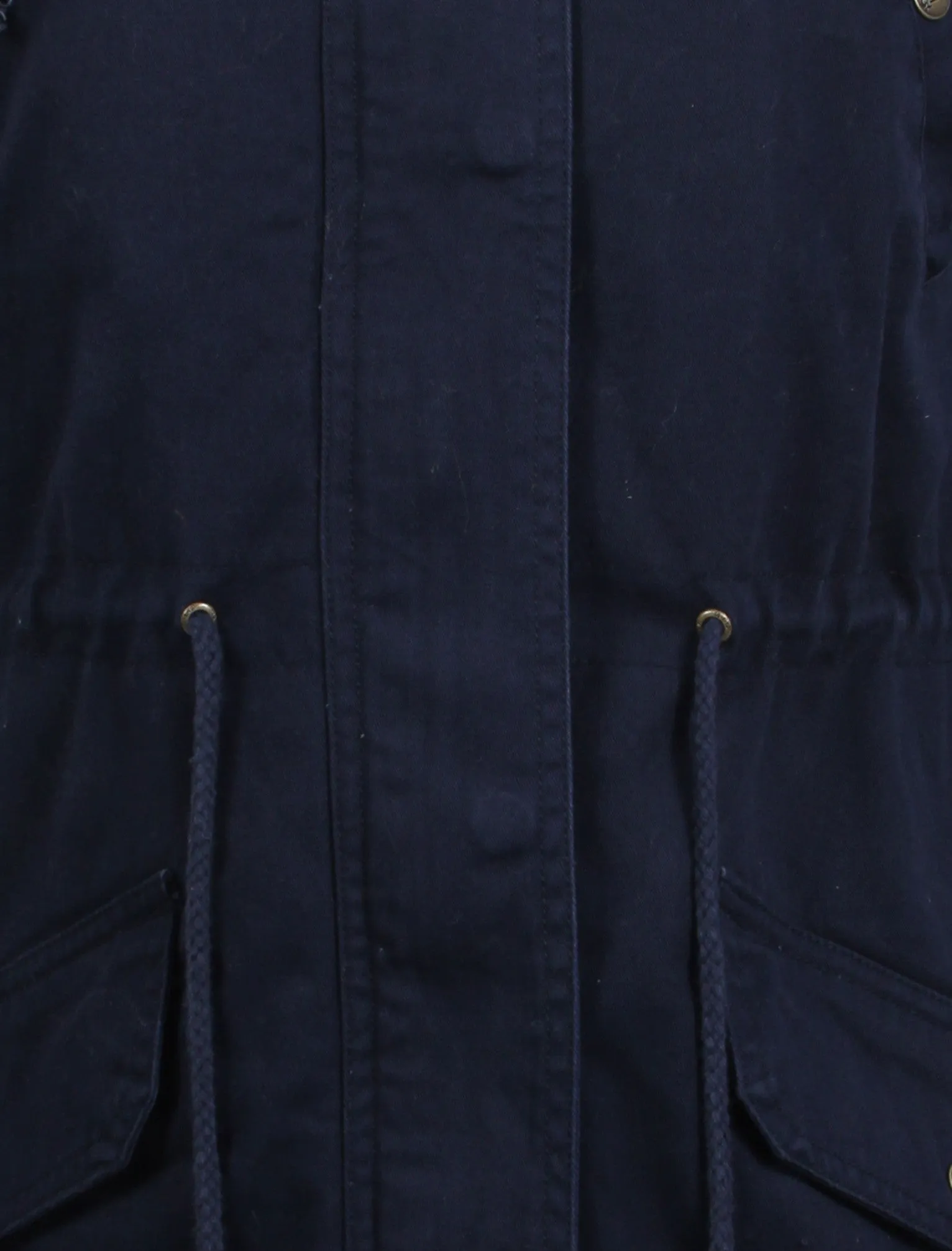 Tokyo Laundry Carolina navy parka jacket