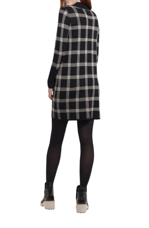 Tribal Mock Neck Sweater Dress