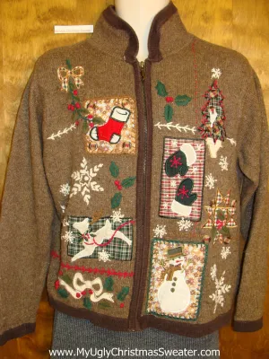 Ugliest Brown Christmas Sweater