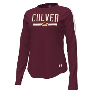 Under Armour Womens Gameday Knockout Long Sleeve Tee - Maroon