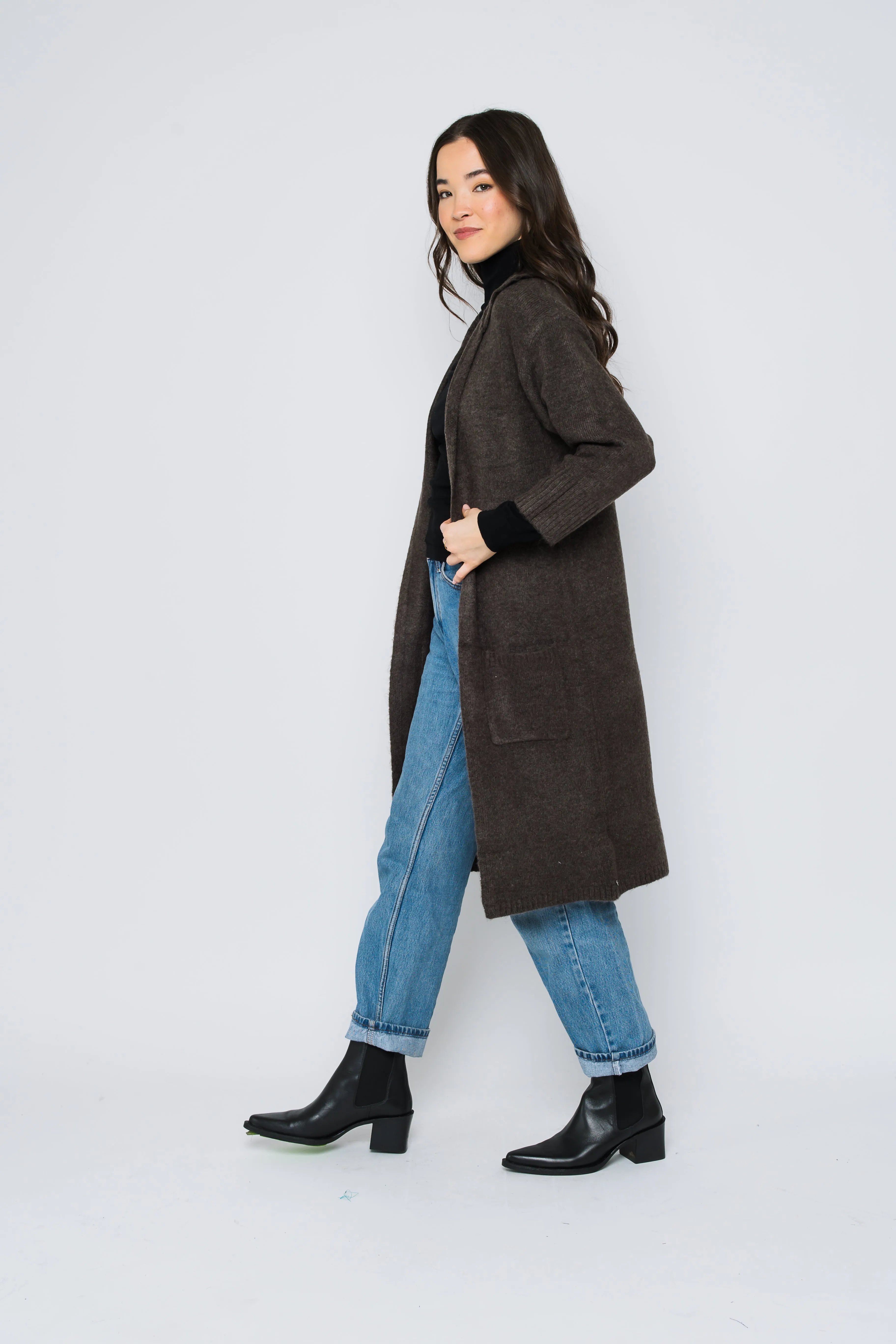 Vivian-Open Maxi Cardigan