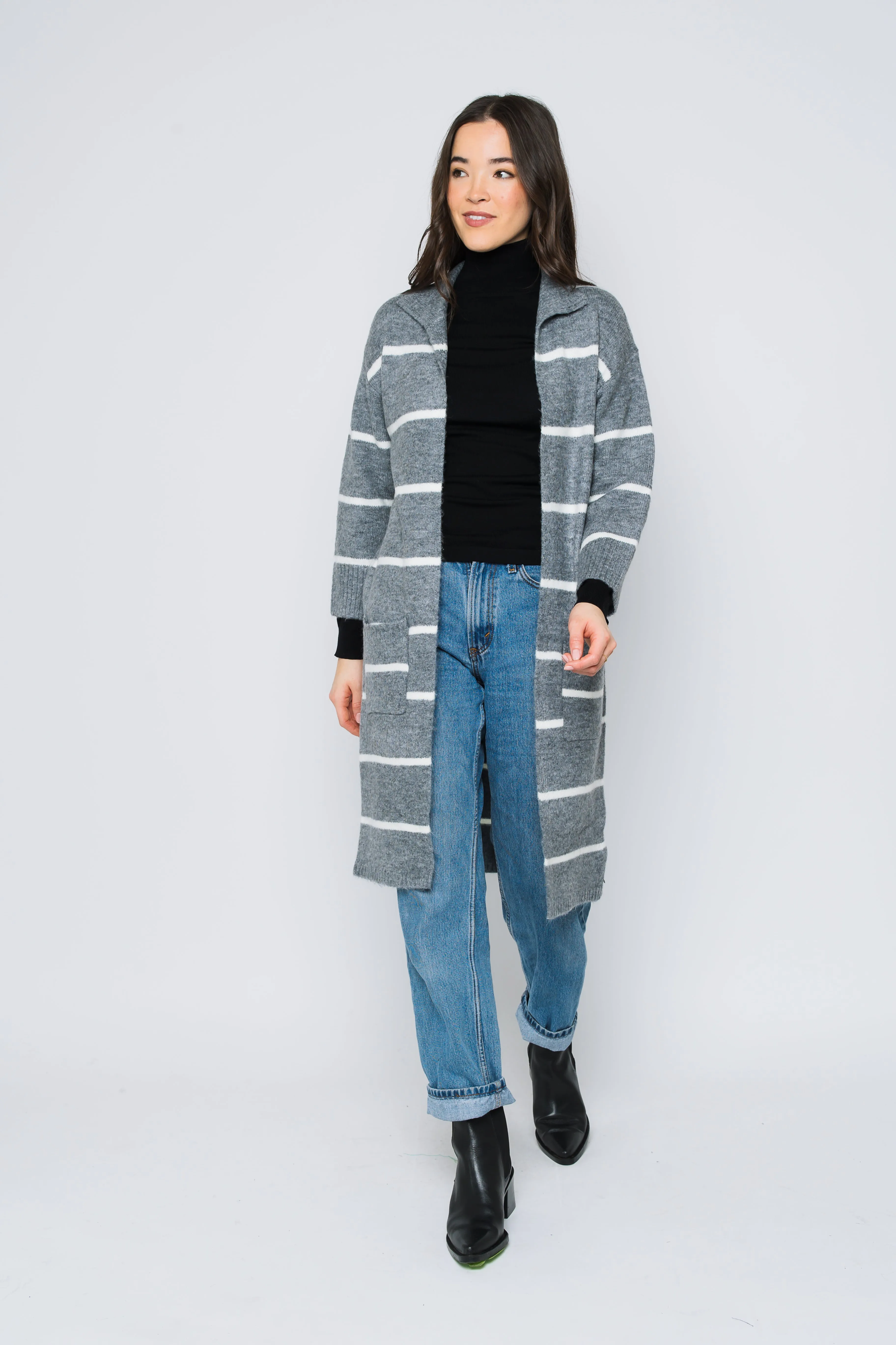 Vivian-Open Maxi Cardigan