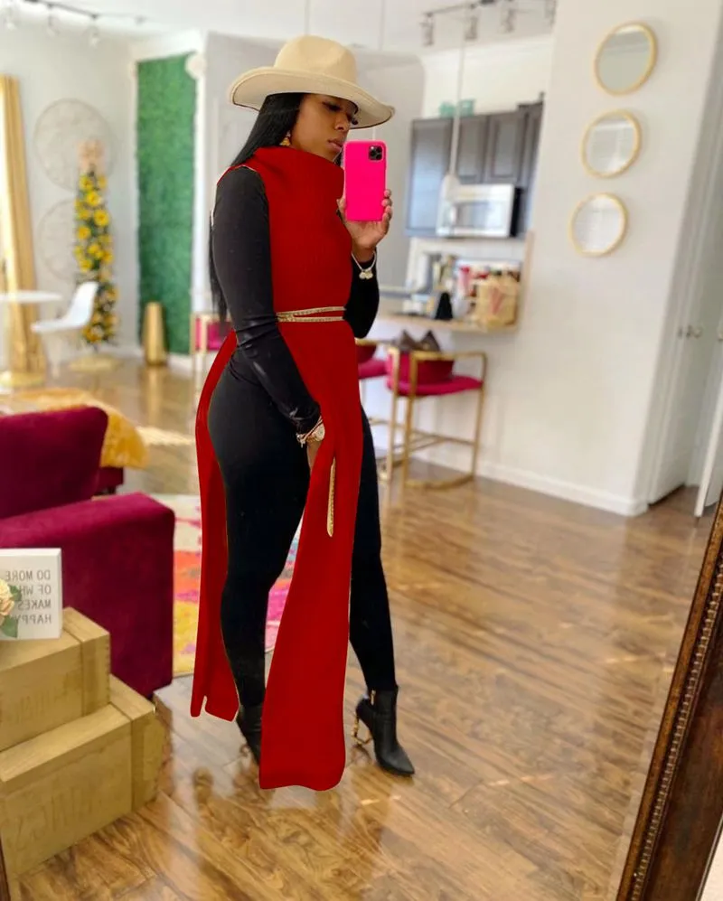 Women’s Knitted Overlay Sweater Dress