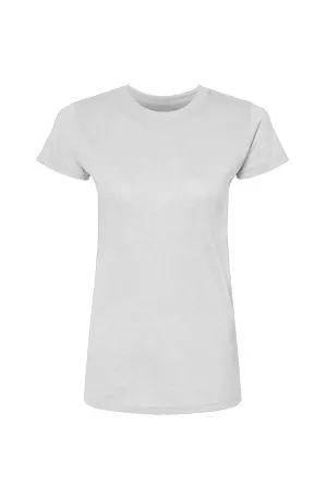 Women's White Poly-Rich T-Shirt
